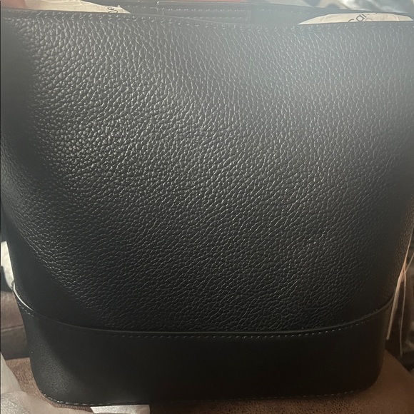Calvin Klein Black Pebbled Leather Crossbody - Picture 2 of 6